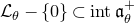script upper L Subscript theta Baseline minus StartSet 0 EndSet subset of normal i normal n normal t German a Subscript theta Superscript plus