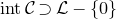 normal i normal n normal t script upper C superset of script upper L minus StartSet 0 EndSet