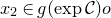 x 2 element of g left parenthesis exp script upper C right parenthesis o