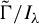 normal upper Gamma overtilde divided by upper I Subscript lamda