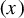 left parenthesis x right parenthesis