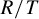 upper R divided by upper T