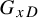 upper G Subscript x upper D