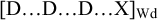 [D dot dot dot D dot dot dot D dot dot dot X] sub w d