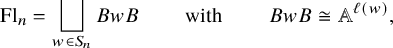 upper F l Subscript n Baseline equals square union Underscript w element of upper S Subscript n Baseline Endscripts upper B w upper B with upper B w upper B approximately equals double struck upper A Superscript script l left parenthesis w right parenthesis Baseline comma