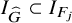 upper I Subscript ModifyingAbove upper G With caret Baseline subset of upper I Subscript upper F Sub Subscript j