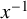 x Superscript negative 1