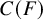 upper C left parenthesis upper F right parenthesis