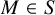 upper M element of upper S