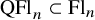 upper Q upper F l Subscript n Baseline subset of upper F l Subscript n