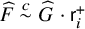 ModifyingAbove upper F With caret tilde Overscript c Endscripts ModifyingAbove upper G With caret dot sans serif r Subscript i Superscript plus