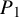 upper P 1