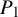 upper P 1