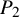 upper P 2