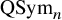 QSym Subscript n