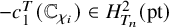 minus c 1 Superscript upper T Baseline left parenthesis double struck upper C Subscript chi Sub Subscript i Subscript Baseline right parenthesis element of upper H Subscript upper T Sub Subscript n Superscript 2 Baseline left parenthesis pt right parenthesis