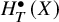 upper H Subscript upper T Superscript bullet Baseline left parenthesis upper X right parenthesis