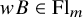 w upper B element of upper F l Subscript m