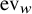 ev Subscript w