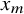 x Subscript m