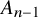 upper A Subscript n minus 1