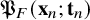 German upper P Subscript upper F Baseline left parenthesis bold x Subscript n Baseline semicolon bold t Subscript n Baseline right parenthesis