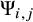 normal upper Psi Subscript i comma j