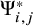 normal upper Psi Subscript i comma j Superscript asterisk