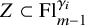 upper Z subset of upper F l Subscript m minus 1 Superscript gamma Super Subscript i