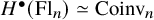 upper H Superscript bullet Baseline left parenthesis upper F l Subscript n Baseline right parenthesis asymptotically equals upper C o i n v Subscript n