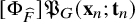 left bracket normal upper Phi Subscript ModifyingAbove upper F With caret Baseline right bracket German upper P Subscript upper G Baseline left parenthesis bold x Subscript n Baseline semicolon bold t Subscript n Baseline right parenthesis