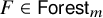 upper F element of sans serif upper F o r e s t Subscript m