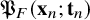 German upper P Subscript upper F Baseline left parenthesis bold x Subscript n Baseline semicolon bold t Subscript n Baseline right parenthesis
