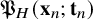 German upper P Subscript upper H Baseline left parenthesis bold x Subscript n Baseline semicolon bold t Subscript n Baseline right parenthesis