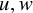 u comma w