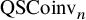 QSCoinv Subscript n