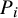 upper P Subscript i