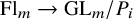 upper F l Subscript m Baseline right arrow upper G upper L Subscript m Baseline divided by upper P Subscript i