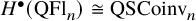upper H Superscript bullet Baseline left parenthesis upper Q upper F l Subscript n Baseline right parenthesis approximately equals QSCoinv Subscript n