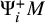 normal upper Psi Subscript i Superscript plus Baseline upper M