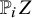 double struck upper P Subscript i Baseline upper Z