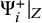 normal upper Psi Subscript i Superscript plus Baseline vertical bar Subscript upper Z Baseline