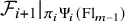 script upper F Subscript i plus 1 Baseline vertical bar Subscript pi Sub Subscript i Subscript normal upper Psi Sub Subscript i Subscript left parenthesis upper F l Sub Subscript m minus 1 Subscript right parenthesis Baseline