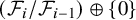 left parenthesis script upper F Subscript i Baseline divided by script upper F Subscript i minus 1 Baseline right parenthesis circled plus StartSet 0 EndSet