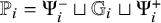 double struck upper P Subscript i Baseline equals normal upper Psi Subscript i Superscript minus Baseline square cup double struck upper G Subscript i Baseline square cup normal upper Psi Subscript i Superscript plus