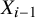 upper X Subscript i minus 1