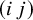 left parenthesis i j right parenthesis