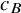 c Subscript upper B
