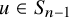 u element of upper S Subscript n minus 1