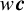 w bold italic c